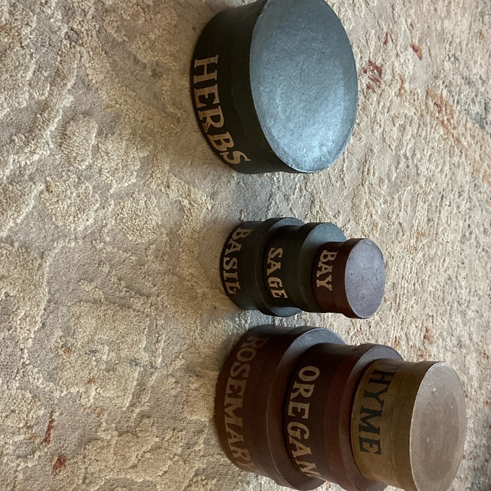 Spice nesting boxes